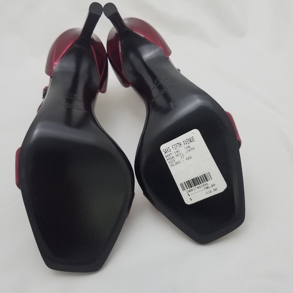 Saint laurent amber heels 37 red purple - Picture 6 of 9